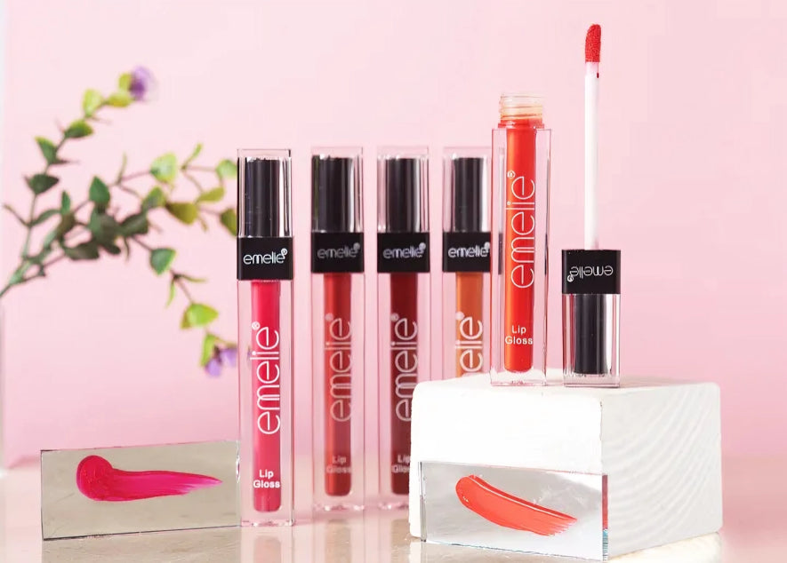 Emelie Matte 24 Hours 12 Color Lipgloss Set - oraglowpk