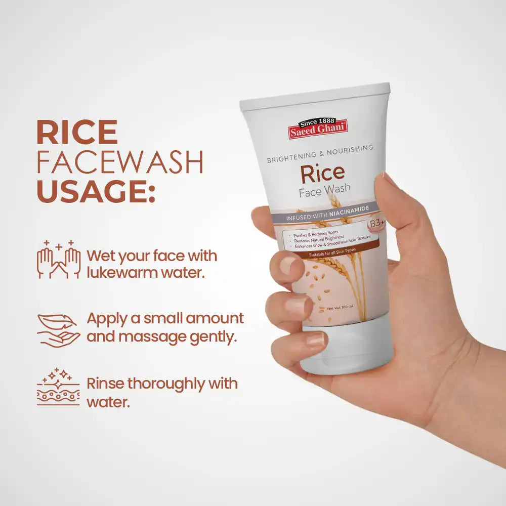 Saeed Ghani Rice Face Wash
