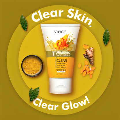 VINCE Naturex Turmeric Face Wash - oraglowpk