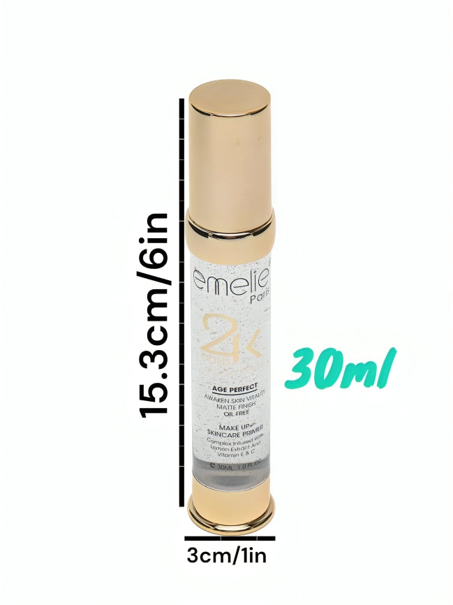 Emelie Paris 24k Gold Makeup+Skincare Primer - oraglowpk