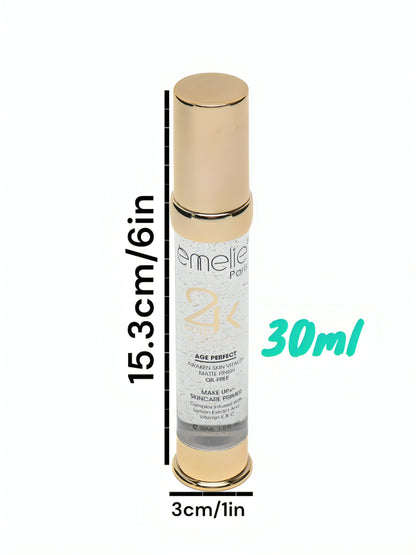 Emelie Paris 24k Gold Makeup+Skincare Primer - oraglowpk