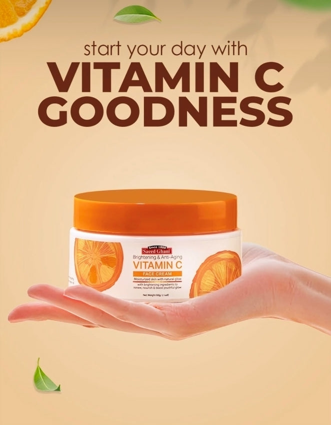 Sayeed Ghani Vitamin C Brightening & Anti Aging Face Cream - oraglowpk
