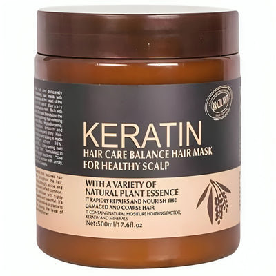 Brazil Nut Keratin Hair Care Balance Hair Mask for Healthy Scalp - oragloepk