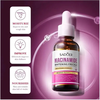 SADOER Nicotinamide Whitening Freckle Essence Serum 30ml - oraglowpk