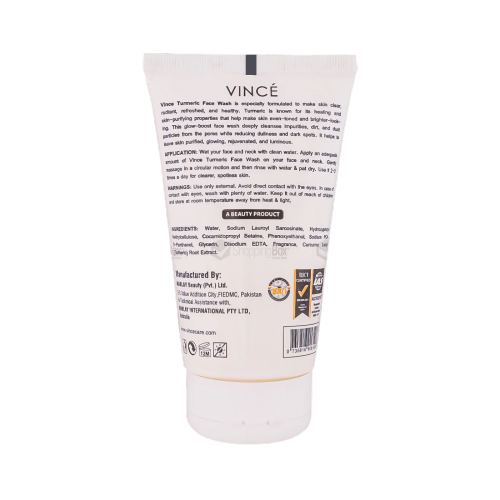 VINCE Naturex Turmeric Face Wash - oraglowpk