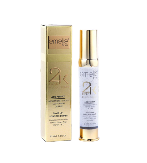Emelie Paris 24k Gold Makeup+Skincare Primer - oraglowpk