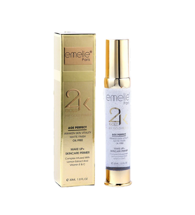 Emelie Paris 24k Gold Makeup+Skincare Primer - oraglowpk