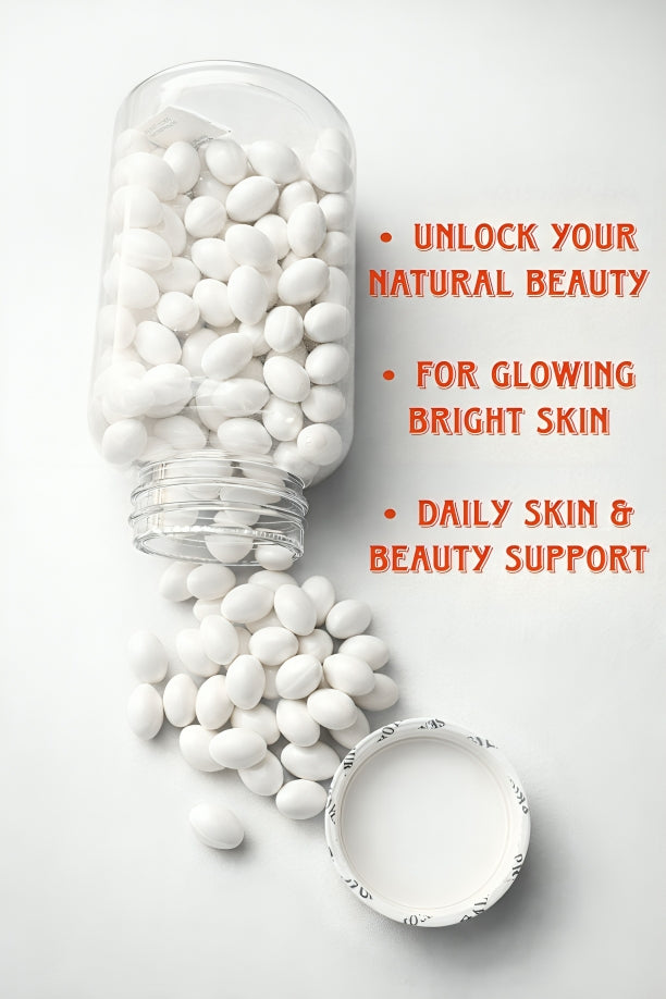 Whitening Capsules - 200 Pcs Bottle - oraglowpk