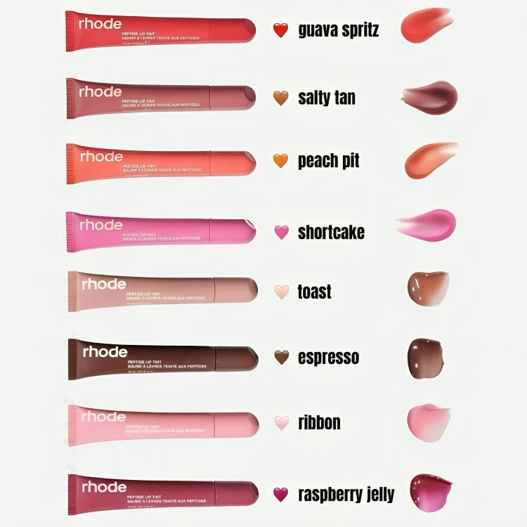 Rhode Peptide Lip Tint (8 pieces with different colors)