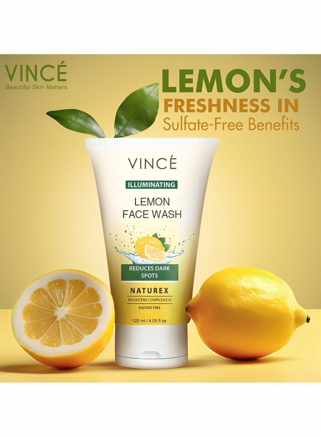 VINCE Naturex Lemon Face Wash - oraglowpk