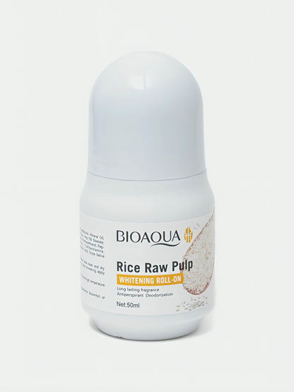 BIOAQUA Rice Raw Pulp Underarm Roll-on Deodorant - oraglowpk