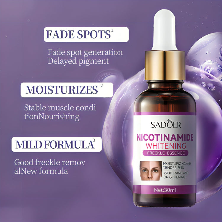 SADOER Nicotinamide Whitening Freckle Essence Serum 30ml - oraglowpk
