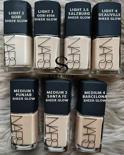 NARS Sheer Glow & Night Reflecting Foundation - oraglowpk