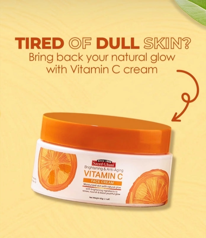 Sayeed Ghani Vitamin C Brightening & Anti Aging Face Cream - oraglowpk
