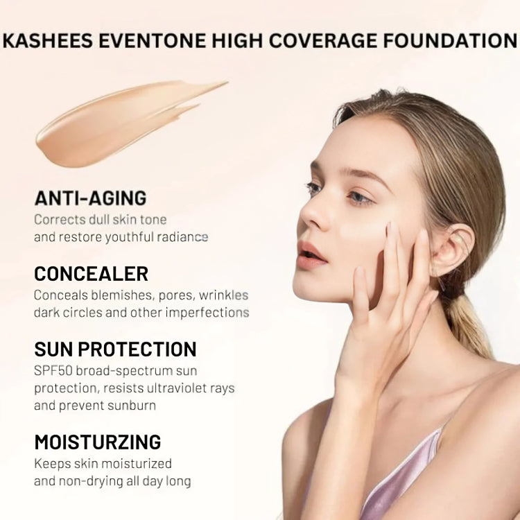 Kashees Eventone High Coverage  Liquid Foundation - 30ml
