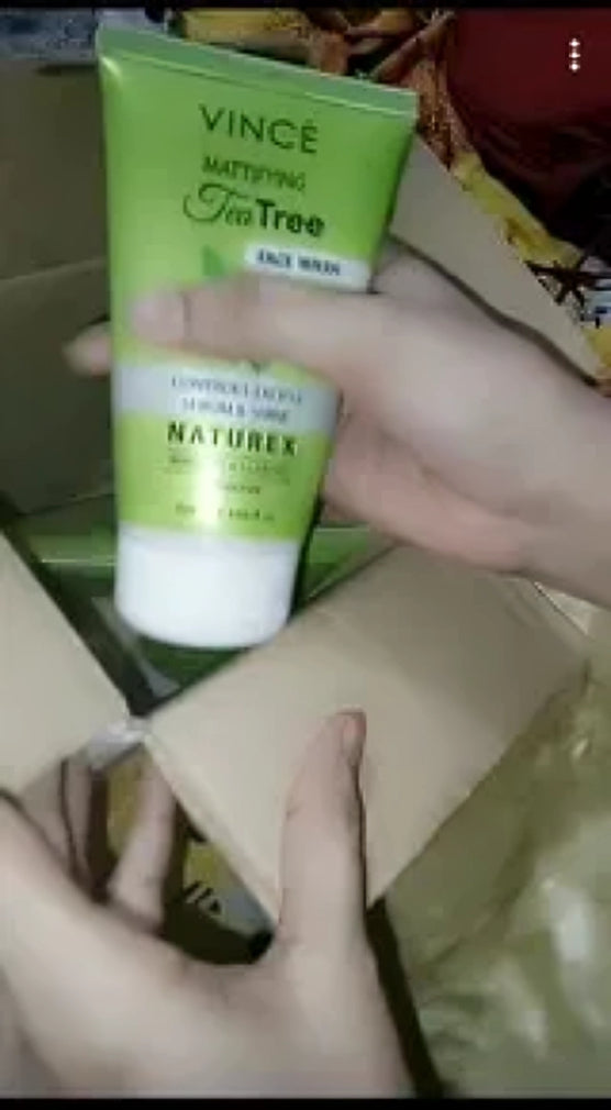 VINCE Naturex Tee Tree Face Wash - oraglowpk