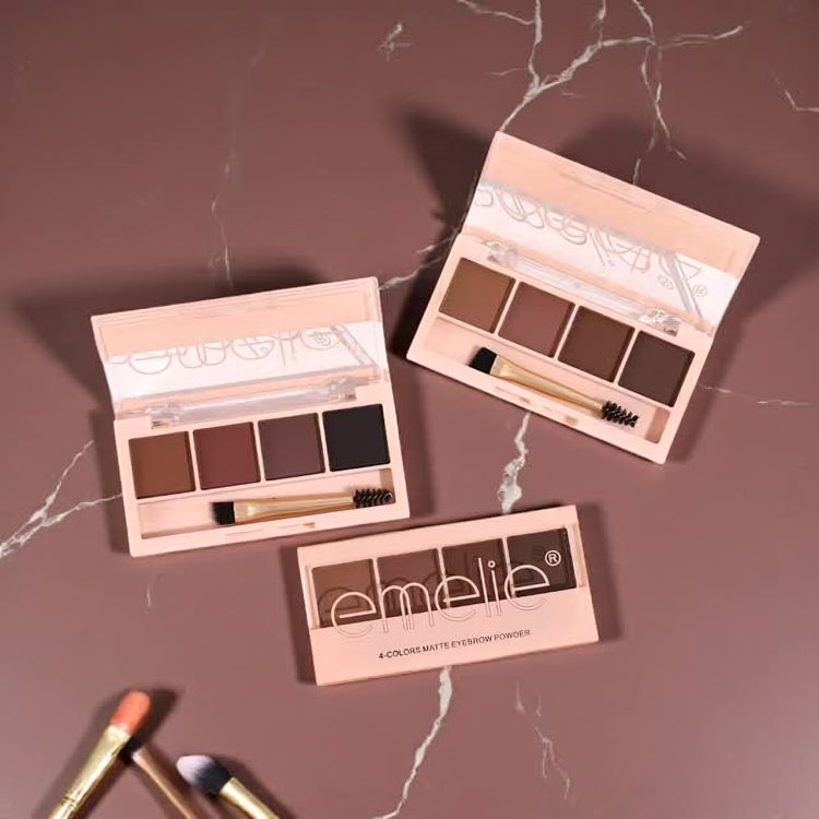 Emelie 4 colors Matte Eyebrow Powder - oraglowpk