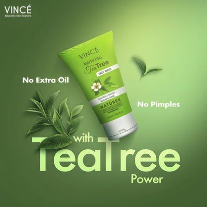VINCE Naturex Tee Tree Face Wash - oraglowpk