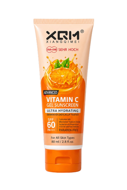 XQM Xiangqimei Vitamin C Orange Gel Sunscreen - oraglowpk