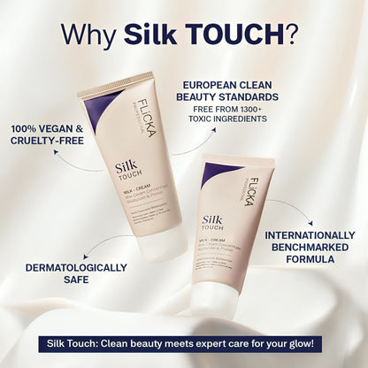Flicka Silk Touch Milk Cream - Moisturizer & Primer