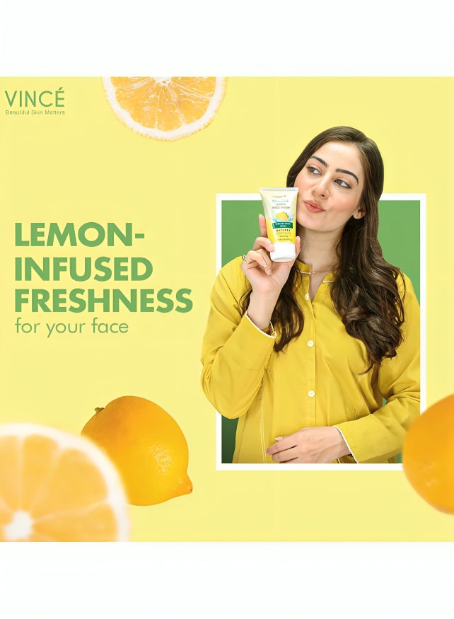 VINCE Naturex Lemon Face Wash - oraglowpk