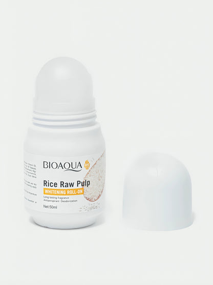 BIOAQUA Rice Raw Pulp Underarm Roll-on Deodorant - oraglowpk