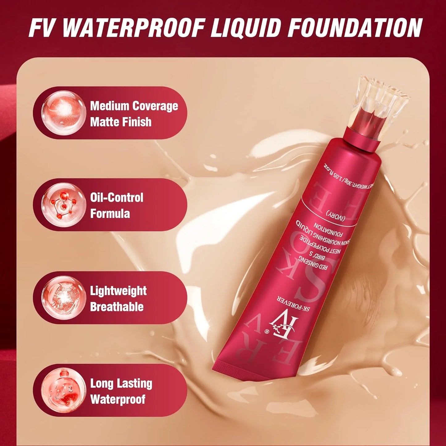 FV Liquid Foundation (Water Proof)