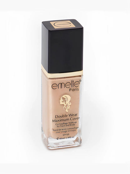 Emelie Paris Double Wear & Maximum Cover Foundation - oraglowpk