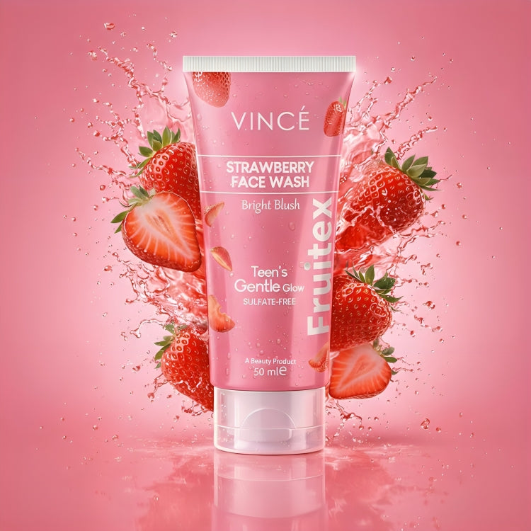 VINCE Fruitex Strawberry Face Wash - oraglowpk