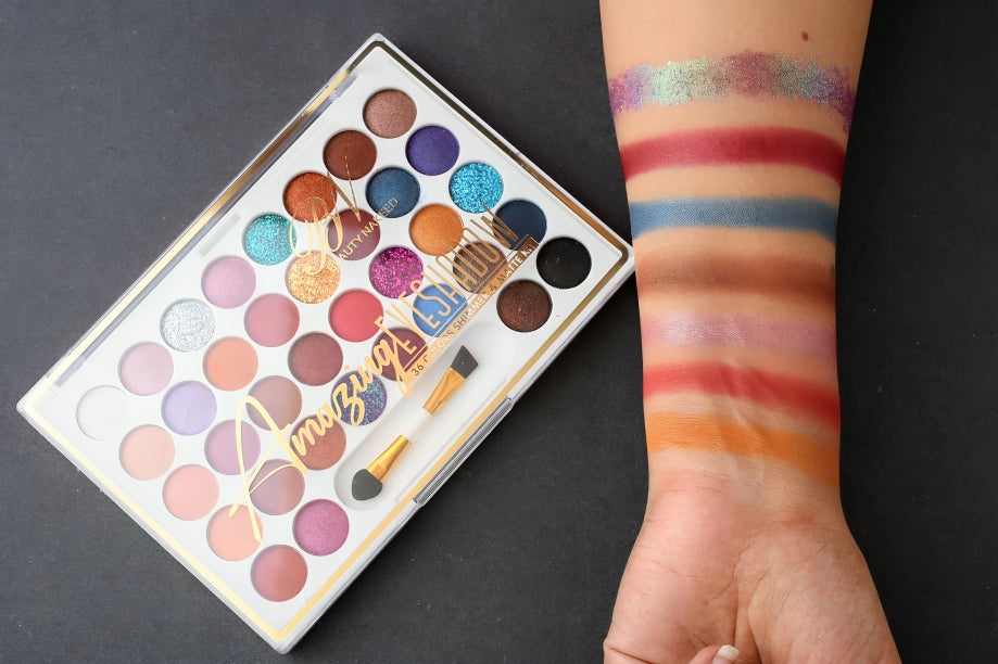 BN Amazing Eyeshadow 36 colours Shimmer & Matte Kit - oraglowpk