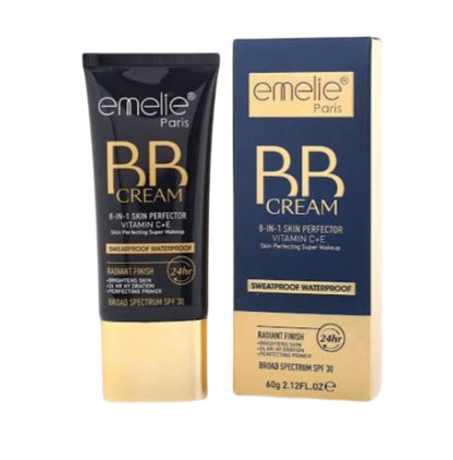 Emelie BB Cream 8 in 1 Skin Prefector Vitamin C+E - oraglowpk