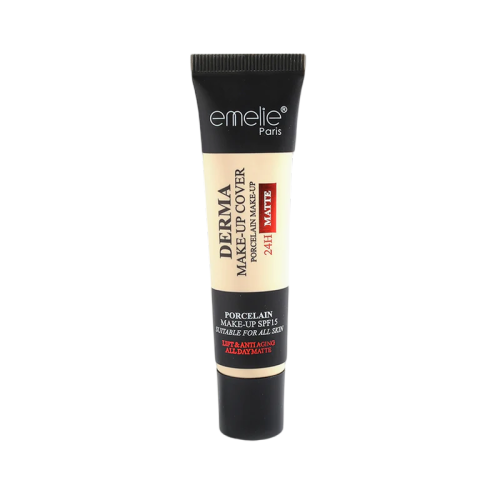 Emelie Derma Makeup Cover Porcelain Makeup 24H Matte Foundation - oraglowpk