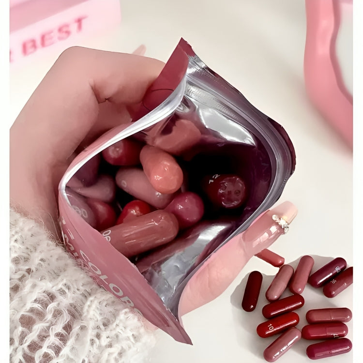 LMG Broths Capsule Lipstick - 18 Colors Pcs Pack - oraglowpk