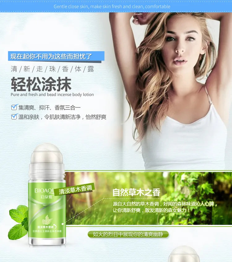 BIOAQUA Underarm Deodorant Roll On - oraglowpk