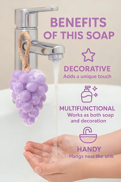 Organic & Cool Handmade Grapes Soap - Soap - oraglowpk