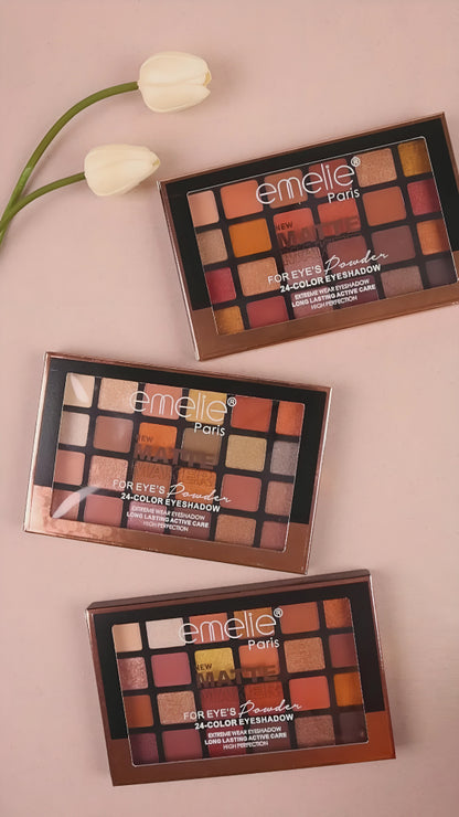 Emelie Matte Eyeshadow 32 Color Kit - 32 highly pigmented matte shades🎨