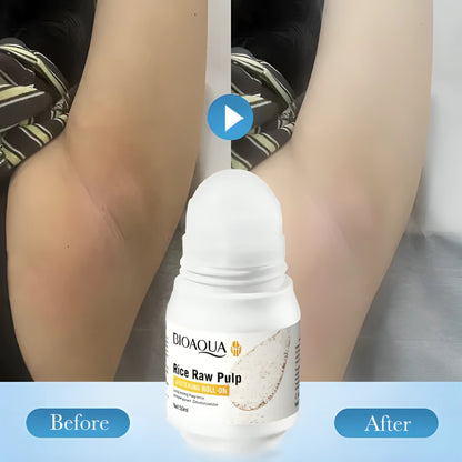 BIOAQUA Rice Raw Pulp Underarm Roll-on Deodorant - oraglowpk