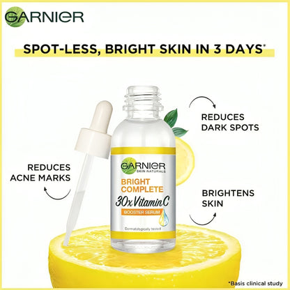 Garnier Bright Complete Booster Vitamin C Serum - 30ml - oraglowpk