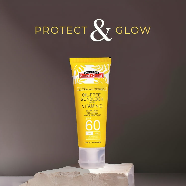 Sayeed Ghani Vitamin C Oil Free Sunblock - SPF 60 - oraglowpk