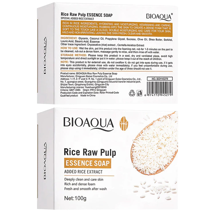 Rice Raw Pulp Essence Soap 100g - oraglowpk