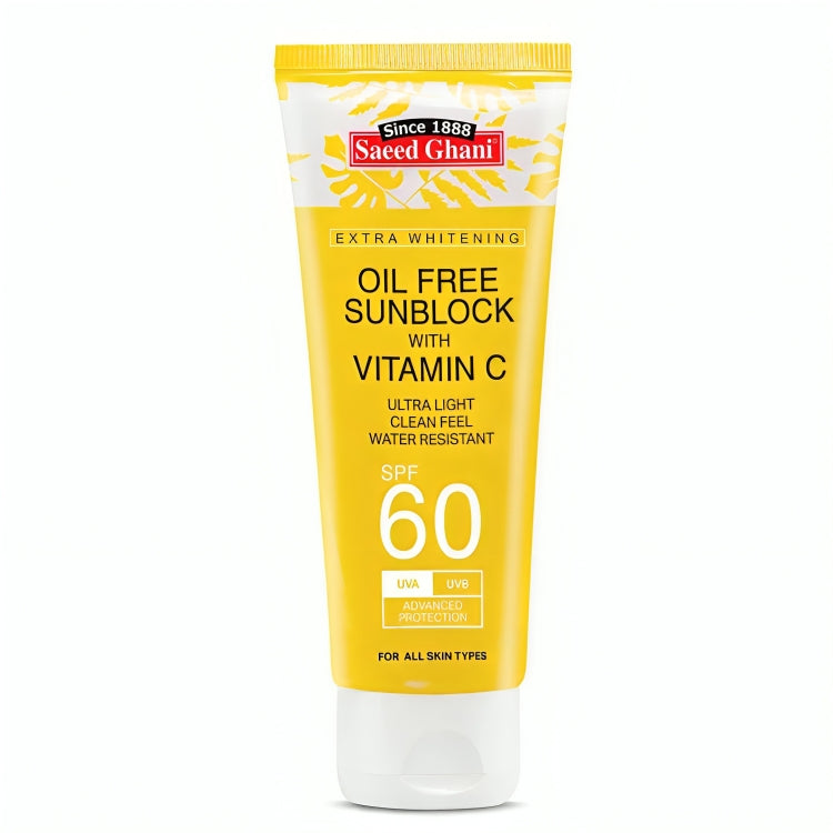 Sayeed Ghani Vitamin C Oil Free Sunblock - SPF 60 - oraglowpk