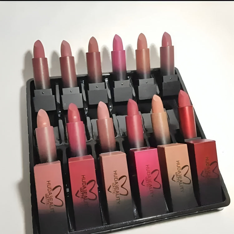 Huda Beauty Power Bullet Matte Lipstick - 12 Lipsticks Pack