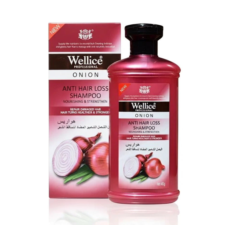 Original Wellice Onion Anti Hair Loss Shampoo - oraglowpk