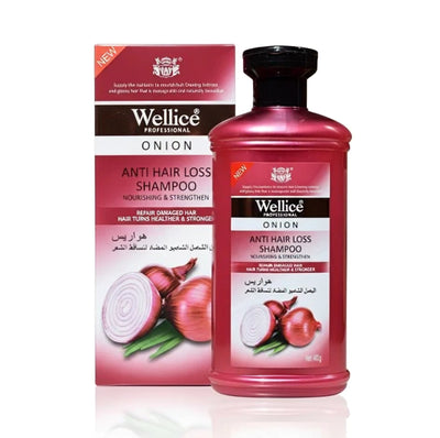 Original Wellice Onion Anti Hair Loss Shampoo - oraglowpk