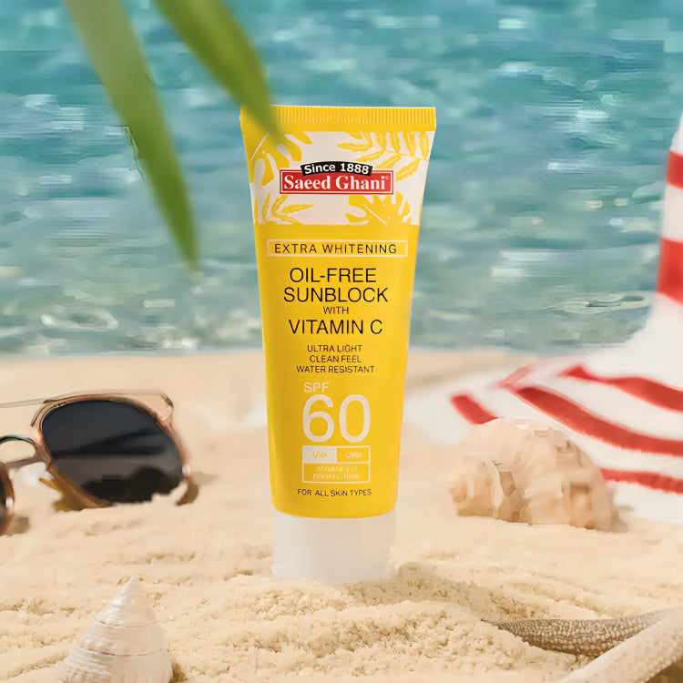 Sayeed Ghani Vitamin C Oil Free Sunblock - SPF 60 - oraglowpk