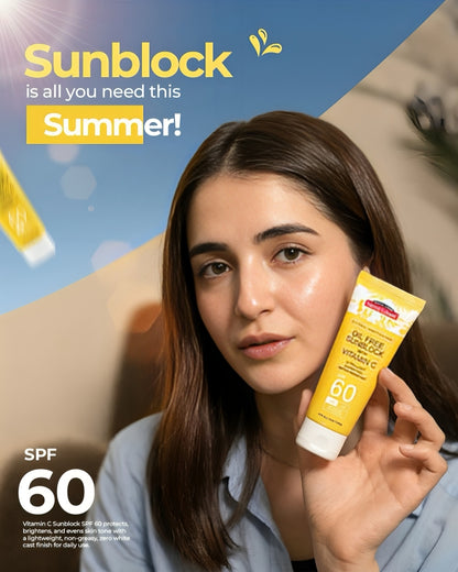 Sayeed Ghani Vitamin C Oil Free Sunblock - SPF 60 - oraglowpk
