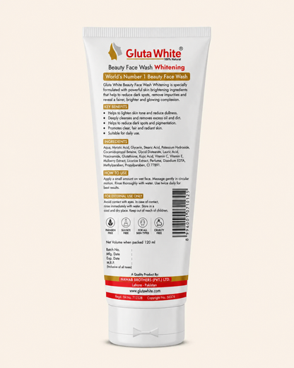 Gluta White Whitening Face Wash
