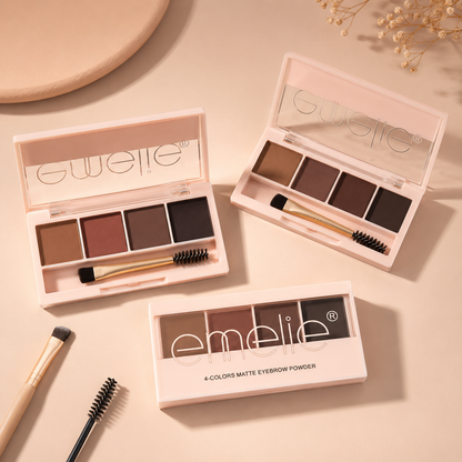 Emelie 4 colors Matte Eyebrow Powder - oraglowpk