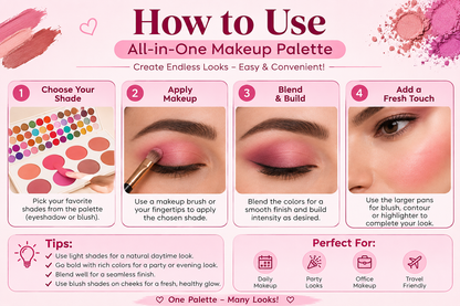 Tv Pallate All In One Palette Makeup Kit - oraglowpk