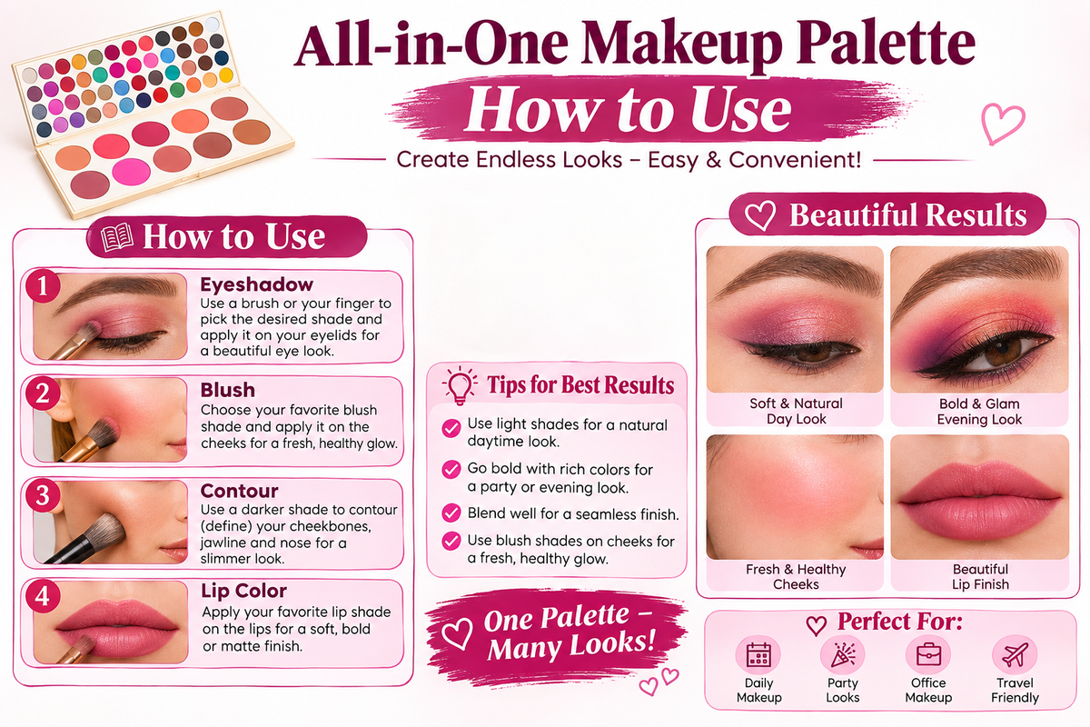 Tv Pallate All In One Palette Makeup Kit - oraglowpk